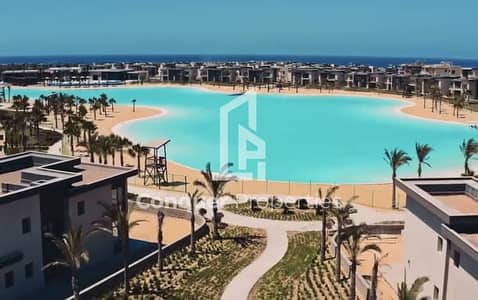 توين فيلا في سوان ليك الساحل  أول صف لاجون وتشطيب كامل