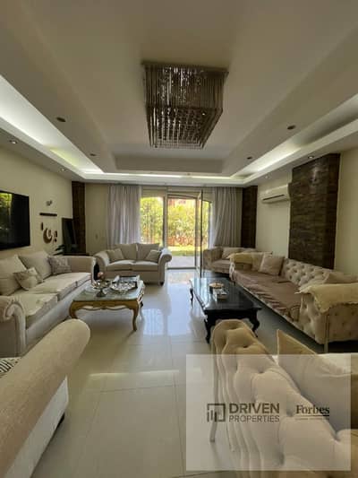 Ground Apartment 3BD With Garden Fully Finished For Sale In Compound Greens 3 Facing Americana Plaza Sheikh Zayed