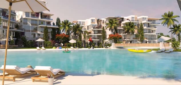 Direct landscape View Chalet For Sale In SHAMASI prime location North Coast Sidi Abdel Rahman next to Marassi