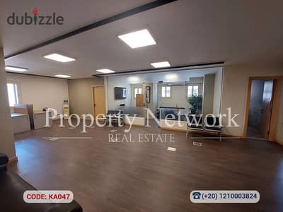 Fully finished Admin Office 550m | Rent 6th Sector Zahraa Maadi Prime Location