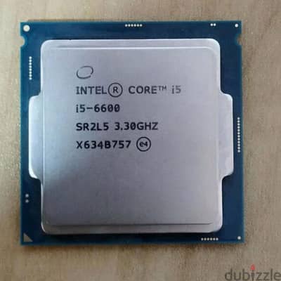 معالج من الجيل السادس رقم i5 6600 بحاله ممتازه جدا البيع لغرض التجديد
