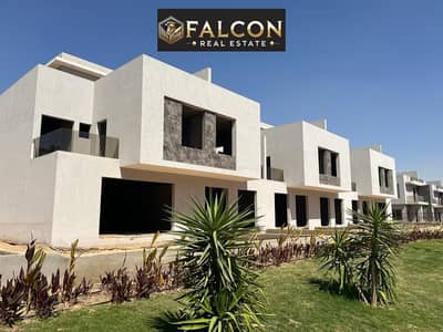 بخصم كاش 38% استلم تاون هاوس جاهز للسكن فى اميز لوكيشن باكتوبر دقايق من الاهرامات و بالقرب من الشيخ زايد ومطار سفنكس