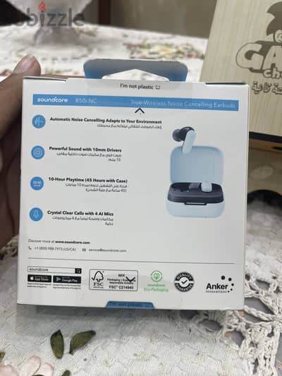 Soundcore R50i nc لون ازرق اصلية ب 1150 جنيه