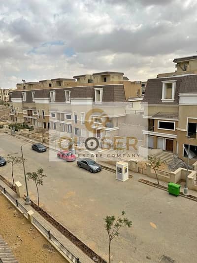 تقدر تمتلك تاون هاوس بخصم50% فيو ع اللاجون بكمبوند سرايSARAI قسط ع 12سنه