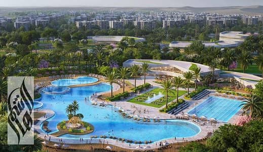  Townhouse villa for sale in Noor L10, 195 sqm built on 220 sqm land, direct wide garden view, north-facing, 14-year installments.