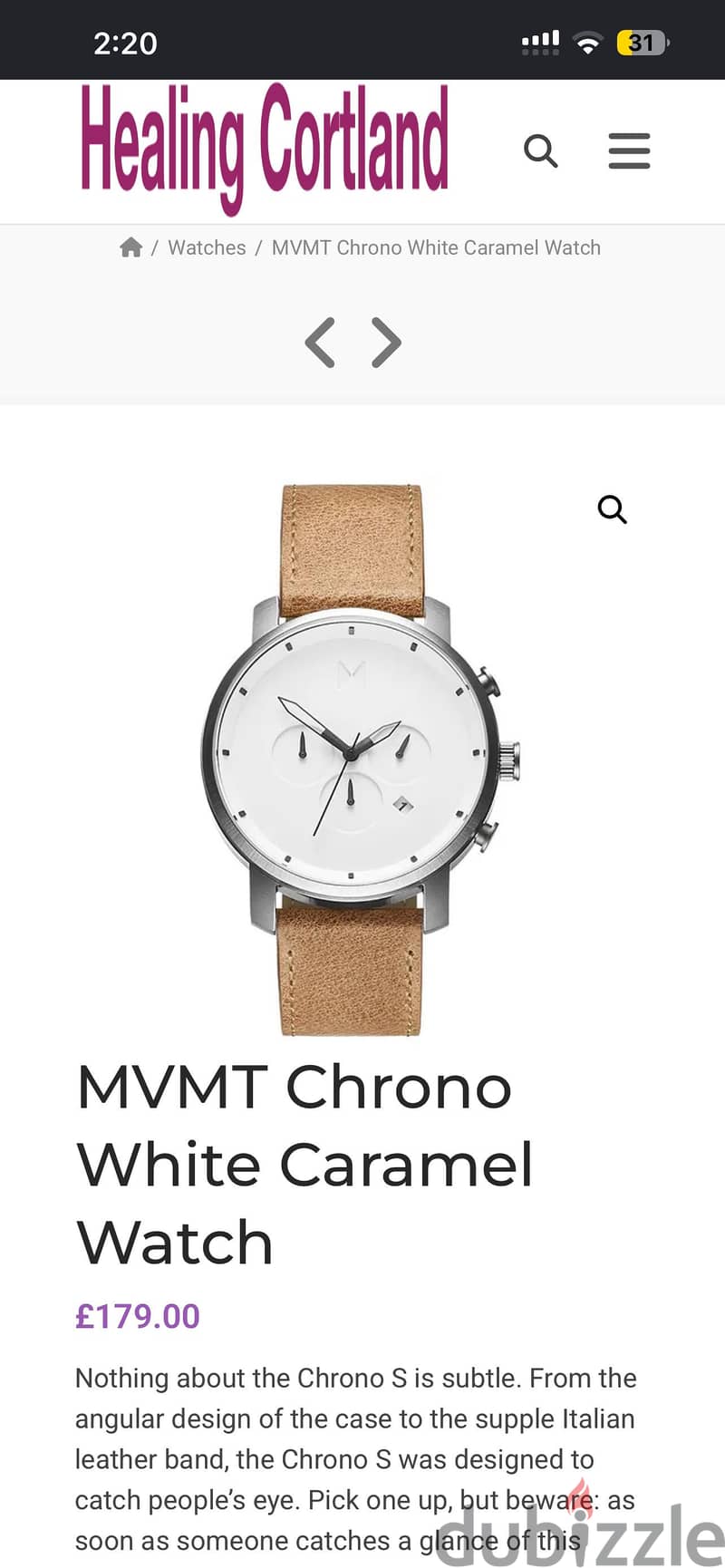 MVMT Chrono Watch Original from USA 5