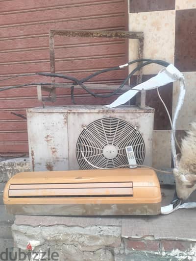 تكييف باور بكامل مشتملاتو به مشكله ولكن الكباس شغال