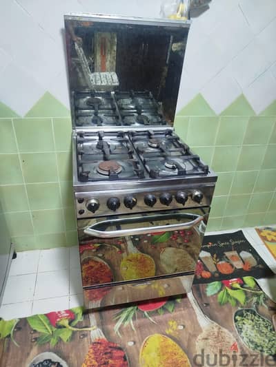 بوتاجاز فرش 4شعله استانلس قواني ظهر