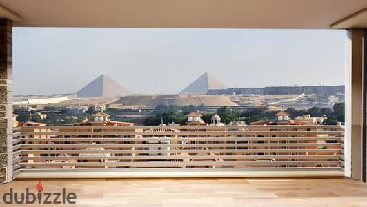 Studio for sale in installments 57m with a view of the Pyramids at a price of 25% down payment and guarantee the highest tourism return