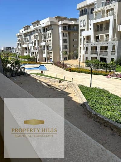 Ground floor apartment with garden for sale 143 sq m 3 bedrooms prime location in Hyde Park Compound, Fifth Settlement.