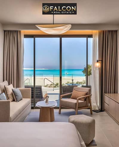 Luxury finished chalet with air conditioners, sea view, for sale in Dose North Coast, in the heart of Sidi Abdel Rahman, in installments over 10 years