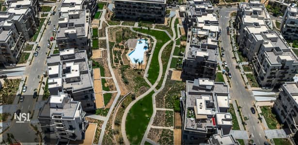 شقة 200 متر أرضي مع جاردن 90 متر  للبيع في V Residence  فيليت سوديك  فيو بول ولاندسكيب  استلام فوري