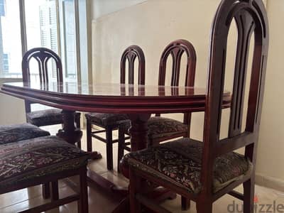 سفرة ب٦كراسي