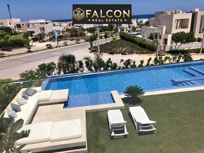 بمقدم600.000 شاليه متشطب بخطوات للبحر مع هاسيندا قسط North Coast Hacienda