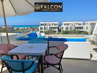 شاليه (صف اول لاجون) للبيع فى قريه لافيستا باى ايست Lavista Bay East الساحل الشمالى الكيلو 166 بالتقسيط على 7 سنين بأقل مقدم