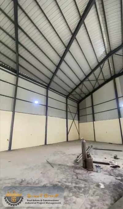 Metal Warehouse for Rent | 750 sqm Net Area | Two-Story Administrative Building | Prime Location on 10th of Ramadan – Belbeis Road