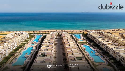 شاليه للبيع بالتقسيط مفروش في لاسيرينا السخنة. . ادفع 20% مقدم وقسط على 7 سنين.