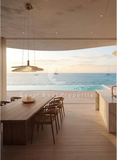 New Release Home 4 Bedrooms Direct On Lagoon Over 10 Years ,Ramla,Silver sands,Almaza Bay,Properties For Sale In North Coast ,Sahl