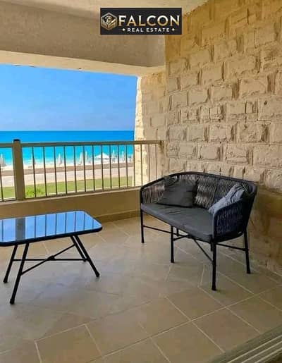 شاليه 150م + 50م جاردن (استلام فورى) sea view للبيع فى لافيستا راس الحكمه الساحل الشمالى على طريق الفوكا الجديد بأقل سعر