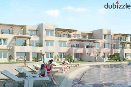 شالية 107م رأس الحكمة - Palm Hills Hacienda Ras El Hekma (سعر الطرح الاول - فيو مباشر لاجونز - مقدم 410,000 ج)