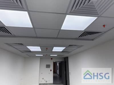 Office 55 meters finished with air conditioners in Sheikh Zayed