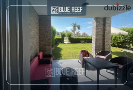 Chalet for rent in Amwaj, pool view, prime location directly in Sidi Abdel Rahman, close to Marassi and Ras El Hekma