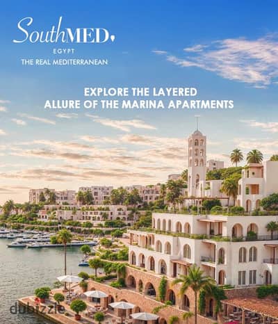 شاليه بحري 136م في SouthMED Egypt بإطلالة مباشرة على اللاجون (No Overprice)
