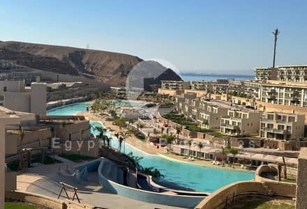 أقل من سعر الماركت شالية 3 غرف مفروش بالتكييفات شاليه للبيع في المونت جلالة العين السخنة iL Monte Glala