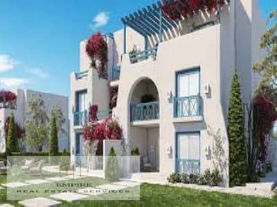 Twin house directly on pool in Paros Mountain View Ras El Hekma - North Coast