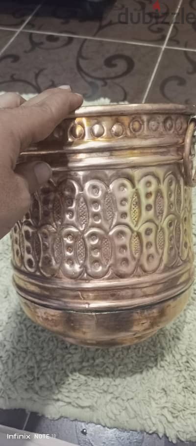 كاشيبوه نحاس قديم انتيكه شغل هاند ميد بارز