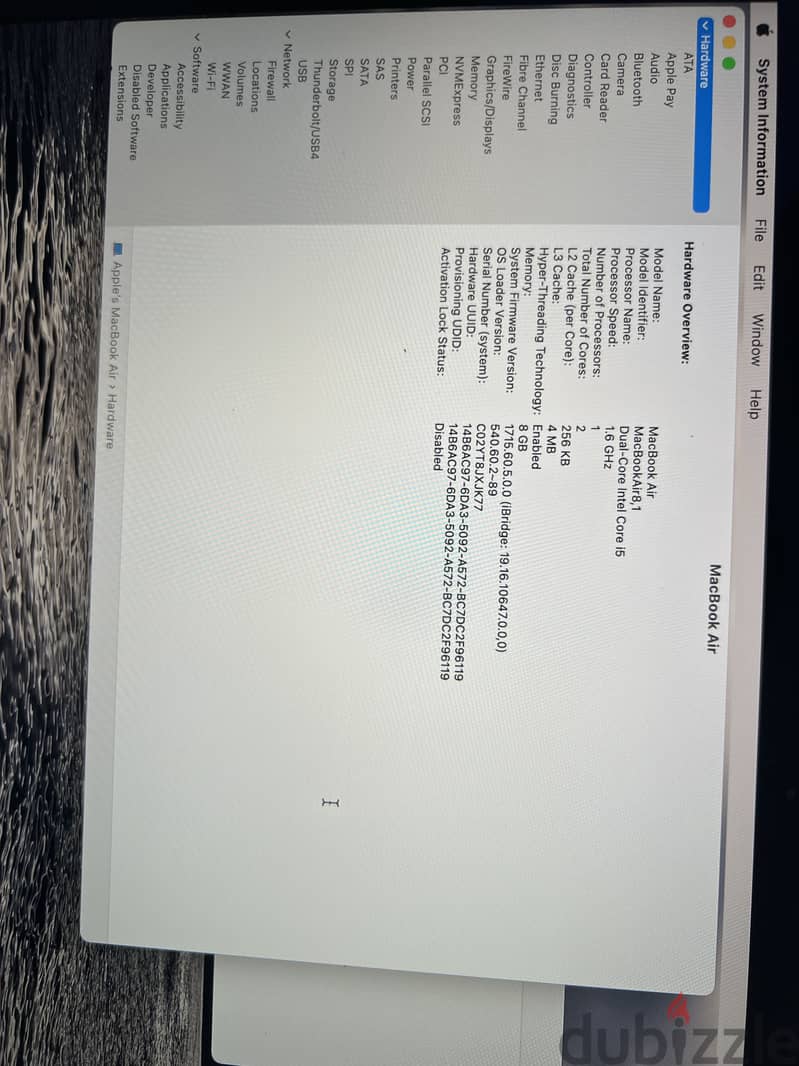Macbook Air 2018 2
