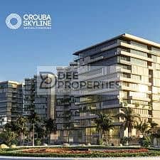 Resale apartment 108m for sale in Sky Line Compound | View of Marooj | Immediate delivery