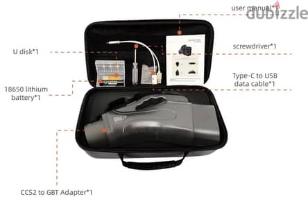 EV charging adapter  CCS2 to GBT DC fast charging adapter.