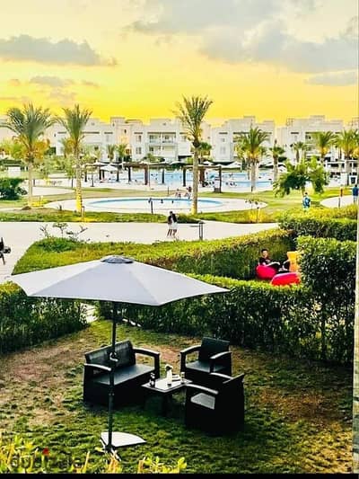 شاليه فرش فندقى ارضى بجاردن ع pool