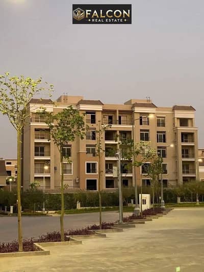 بفيو water feature شقة للبيع بخصم50% و اقساط 12 سنه في سراي دقائق من مدينتي و باتيو اورو و بالقرب من الجامعة الامريكية التجمع و بالم هيلز