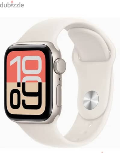 ساعه ابل MEH54AF/A Apple Watch SE 3 40mm Starlight Al Starlight SB M/L