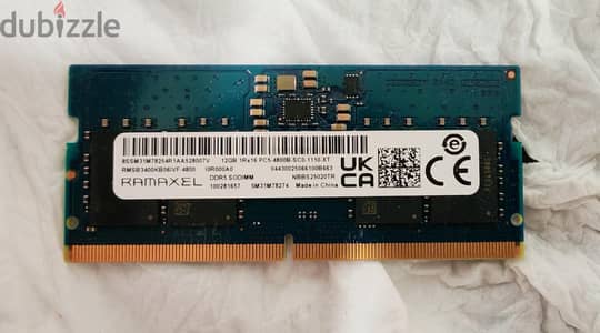 ram 12giga ddr5 4800 رام ١٢ جيجا لاب لينوفو