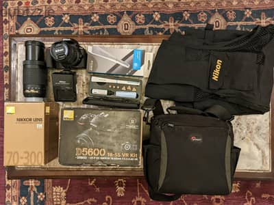 Nikon D5600 + 70-300 Zoom Lens | Shutter 9800 | Excellent Condition