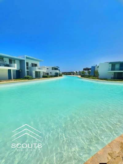 شاليه Sea View جاهز تشطيب الكامل في فوكا باي Fouka bay بالاجهزة والتكييفات راس الحكمة موقع مميز في الساحل الشمالي في قلب راس الحكمة