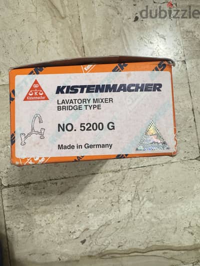Original German KISTENMACHER Lavatory Mixer Bridge Type