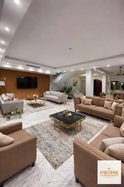 Furnished standalone villa for rent in Hyde Park New Cairo Located directly on South 90 Street in New Cairo – Fifth Settlement