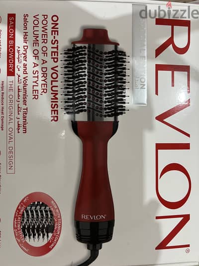 Revoln hair dryer and volumiser titanium