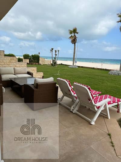 Ground Floor First Row Chalet for Rent in Zomoroda North Coast | 3 AC Bedrooms – 2 Master Suites