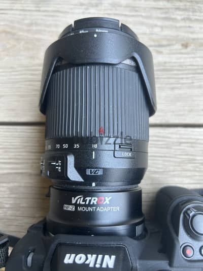 For Sale: TAMRON 18-200/3.5-6.6 with NIKON F Mount + VILTROX NF-Z