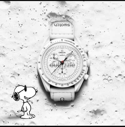 Omega Swatch Snooby white