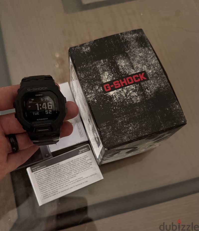 CASIO GBD-200-1DR BLACK 1