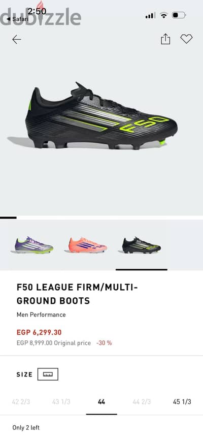 F50s size 40 original with the box