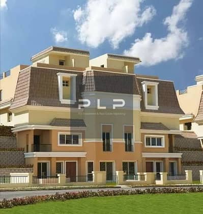 Lowest price S Villa for sale, ready to move in, prime location with a distinctive view, at a bargain price for quick sale in Sarai Compound, Mostakba