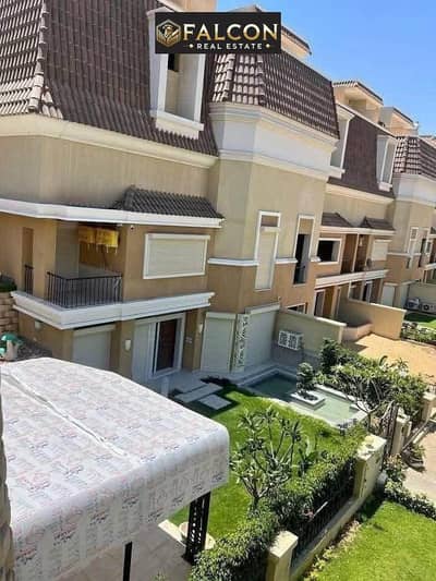 فيلا للبيع ( 240م + 6 غرف ) حديقه + روف في كمبوند سراي مدينه المستقبل - Sarai Compound بجوار مدينتي مباشره دقايق من ميفيدا و سوديك ايست
