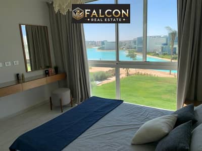 For sale 2BR chalet with a direct view of Crystal Lagoon fully finished with kitchen and ACs near Silver Sands and Fouka Bay ras elhekma north coast